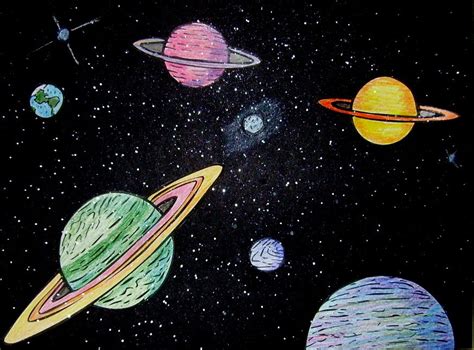 Learn How to Draw a Space Suttle (Outer Space) Step by