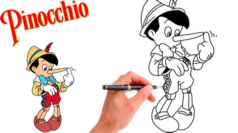 Step by Step How to Draw Figaro from Pinocchio