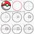 how to draw pokeball step by step