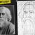 how to draw rabindranath tagore step by step