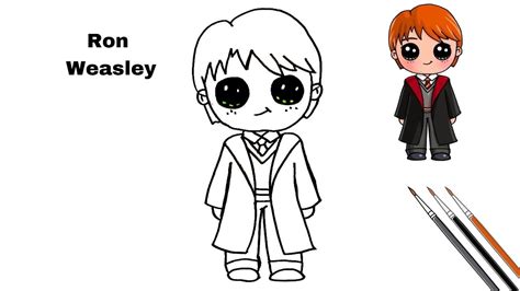 Learn How to Draw Ron Weasley from Harry Potter (Harry