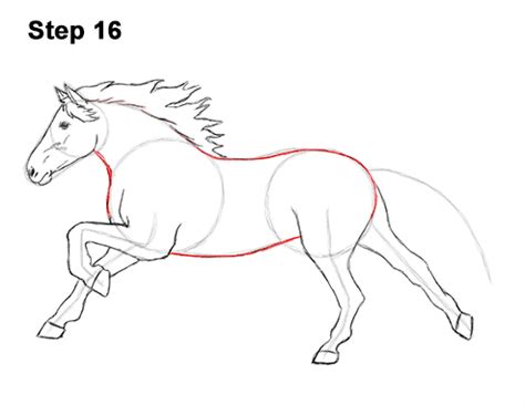 How To Draw A Horse Running NEO Coloring