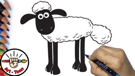 How to draw Bitzer Shaun the Sheep Sketchok easy