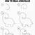 how to draw simple dinosaur step by step