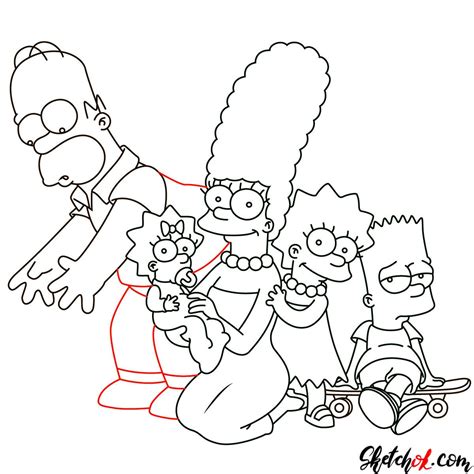 How To Draw The Simpsons, Step by Step, Drawing Guide, by