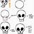 how to draw skulls easy step by step