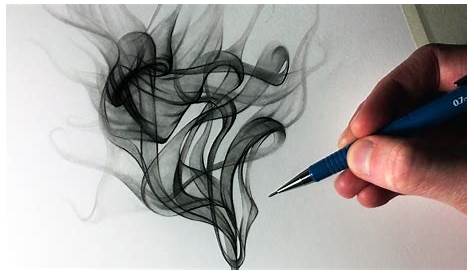 Smoke With Pencil Drawing at GetDrawings | Free download