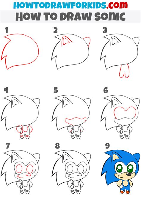 How to draw sonic. step 1 by Knuckz on DeviantArt