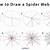 how to draw spider web step by step