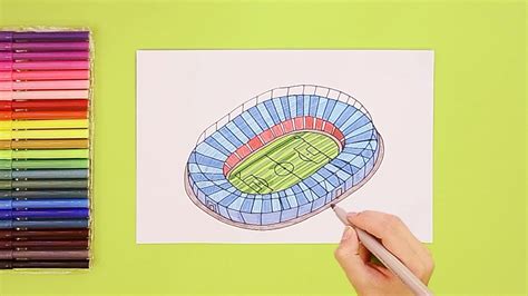 Football Stadium Drawing at GetDrawings Free download