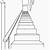 how to draw stairs front view