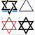 how to draw star of david