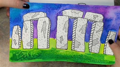 Learn How to Draw Stonehenge (World Heritage Sites) Step