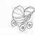 how to draw stroller