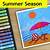 how to draw summer season step by step