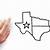 how to draw texas step by step