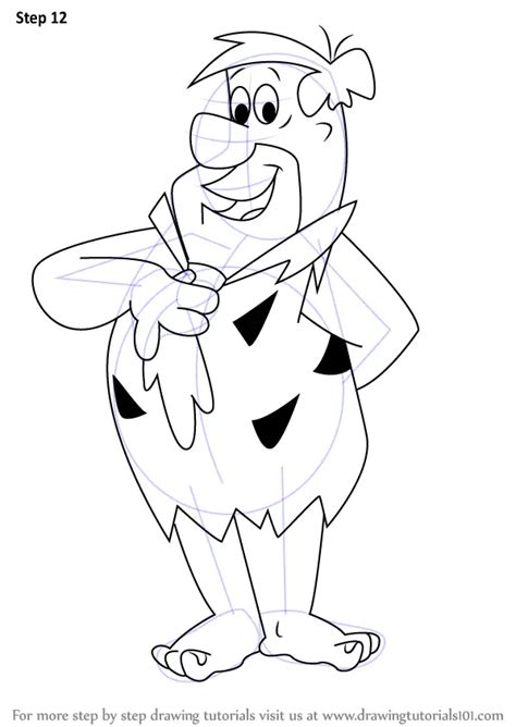 How to Draw Barney Rubble from The Flintstones printable