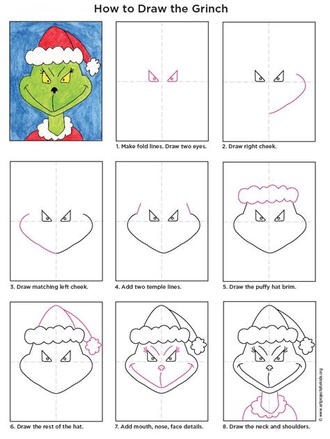 How to Draw the Grinch Really Easy Drawing Tutorial