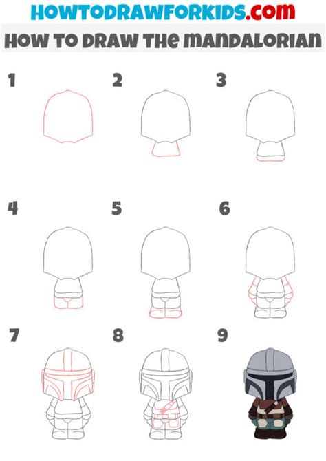 How to Draw The Mandalorian