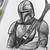 how to draw the mandalorian step by step easy