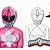 how to draw the pink power ranger