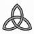 how to draw the triquetra