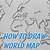 how to draw the world map step by step