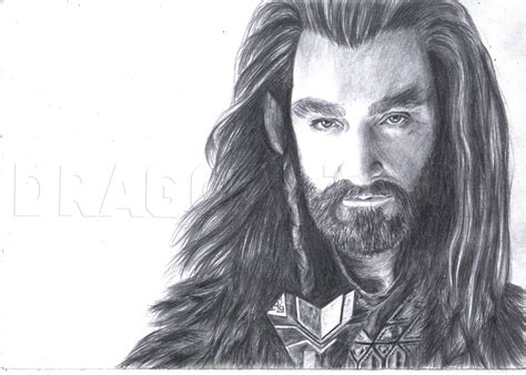 Thorin Oakenshield Painting & drawing, Drawings, The hobbit