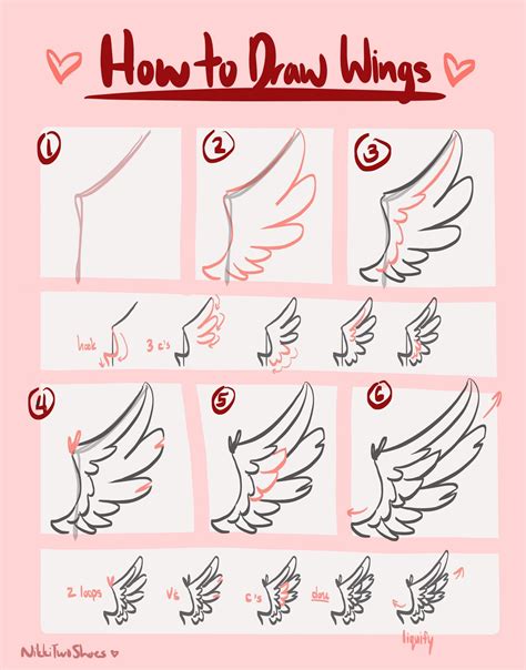 How to Draw Angel Wings in a Few Easy Steps Easy Drawing