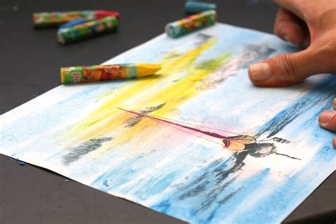 Dream Scenery for Beginners with Oil Pastel Step by Step
