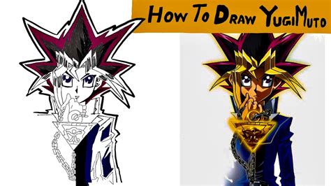 Learn How to Draw Yugi Muto from YuGiOh! (YuGiOh