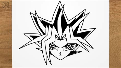 Learn How to Draw Dark Yugi from YuGiOh (YuGiOh!) Step