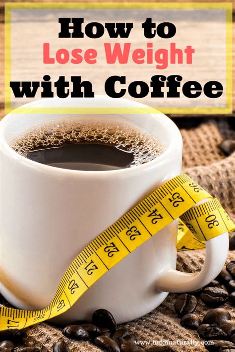 how to drink coffee for weight loss