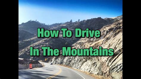 Driving up mountain time lapse royalty free YouTube