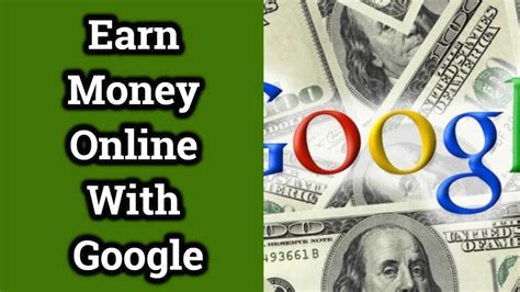 Earn Money Online Using Google YouTube