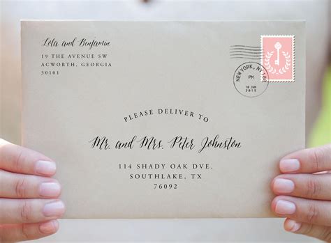 How to Address Wedding Invitations Southern Living