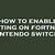 how to enable gifting on fortnite nintendo switch