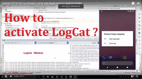 Android studio logcat not showing anything 100 working solution found