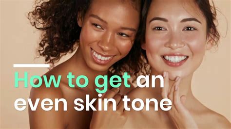 Even Skin Tone Treatment Even skin tone, Skin tones, Beautiful skin tone