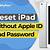 how to factory reset your ipad without passcode or itunes