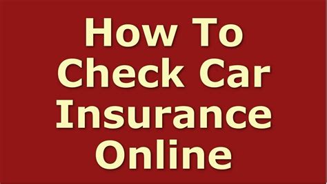 How To Find Out If Your Vehicle Is Insured
