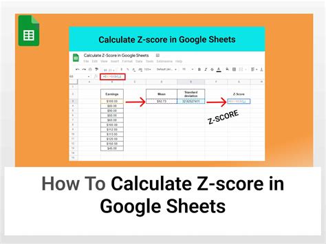 How To Find Z-Score On Google Sheets