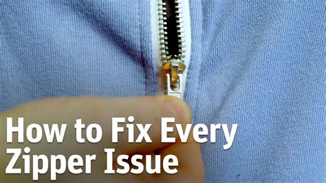 how to fix a loose zipper
