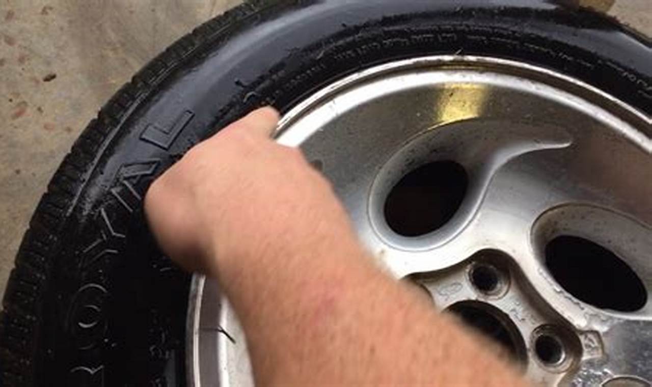 how to fix a slow tire leak