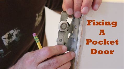 How To Fix A Pocket Door That Won't Close Wiki Hows