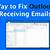 how to fix email not working in microsoft outlook
