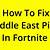 how to fix middle east ping fortnite