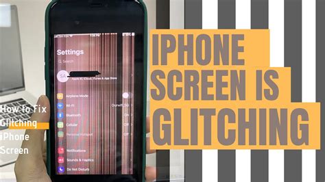 how to fix phone screen glitch