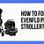 how to fold evenflo stroller