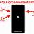 how to force restart iphone without screen